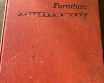 1942 fun to Build Modern Furniture Clifford Lush Antique Book Lovely Graphics for furniture building plans  Orange Color