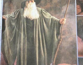 McCalls 3789 WITCHES and Wizards Costumes kids size 3-8 multiple styles costume original pattern Robe Tunic Pants Hat Belt cut complete