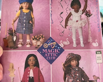 Simplicity 9066 Doll clothes 18” doll clothes Magic Attic Club