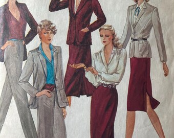 1979 Pattern McCalls 6725 orig pattern sz 10 bust 32.5 Jacket Shirt pants Carole Little for Saint-Tropez West