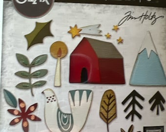 Tim Holtz Funky Nordic Die Cut for Big Shot Big Kick Sizzix Vagabond Big Shot Pro Die Cut Thinlits New In Package Tim Holtz 665576