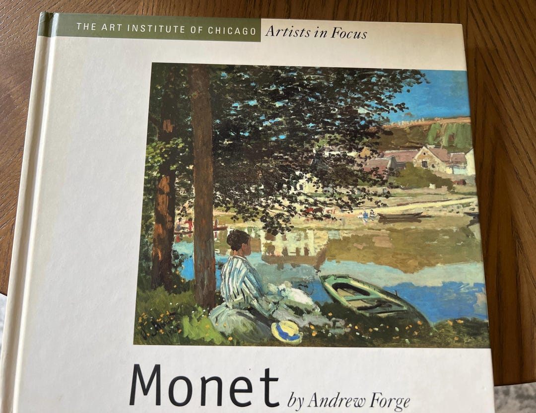 1995 Monet Art Instutite of Chicago Andrew Forge Great Plates Hardcover ...