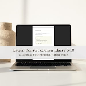 Latein Konstruktionen PDF – AcI, Abl. Abs., PC & Partizipien (Klasse 6–10)