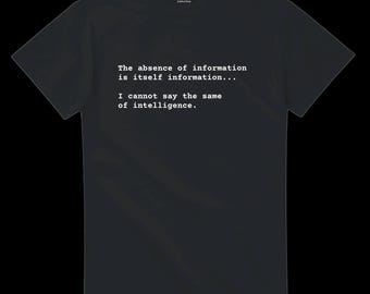 Information vs. Intelligence T-Shirt