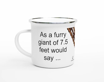 Hrrraaaaawwwwwwwwrrrrrr Enamel Mug