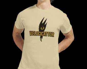 Velocicattor T-Shirt: Humorous Cat Lover Design