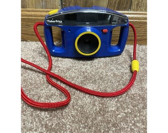 Fisher Price Camera 3815 Kids 110 Film 35mm 1993 Blue No Film
