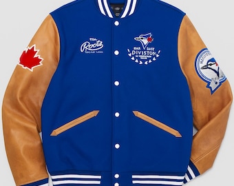90年代前期　MLB トロント　ブルージェイズのサテンジャケット　L 美品 ヴィンテージ 90年代 トロント ブルージェイズ MLB ジッパー
