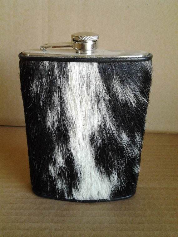 Large Leather or Hide Flask - image 1