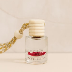 Car Diffuser Aroma – Glass Bottle with Essence oil, Handmade, Personalized Scent by SorelleDue