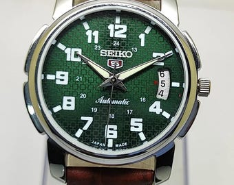 Original Vintage Seiko 5 21 JEWELS Automatic Day-date Japan Made