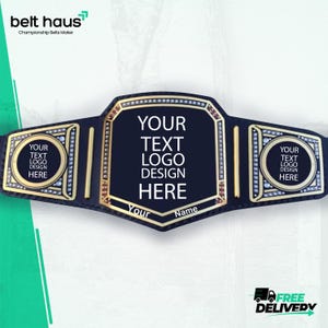 New Custom Heavyweight Wrestling Championship Title Belt Replica | Adult Size Customized Belt | Custom Design Brass belt