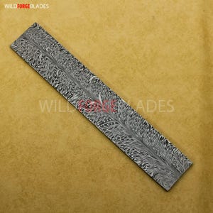 Hand forged Damascus Steel Billet Bar For Knife Making, custom knife making stock, handmade billet, Knife tool making Material, Gift for him