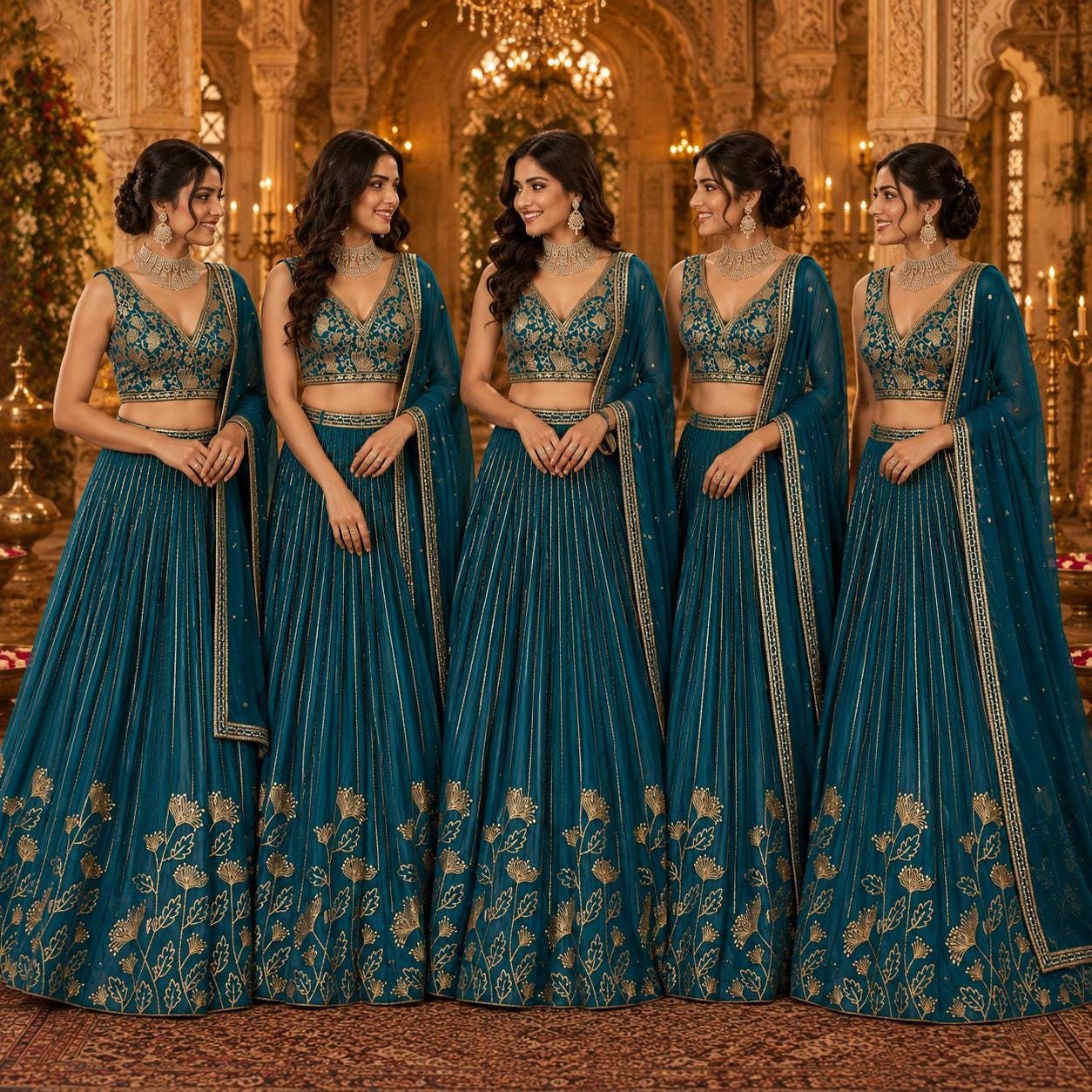 teal and gold indian dress Outfits podiatrist