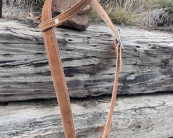 Suede head stalls handmade