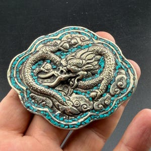 Vintage Turquoise Belt Buckles - Etsy