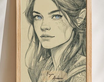 茨と薔薇の宮廷 - フェイリー・アーケロン デジタルプリント | ACOTAR ウォールアート