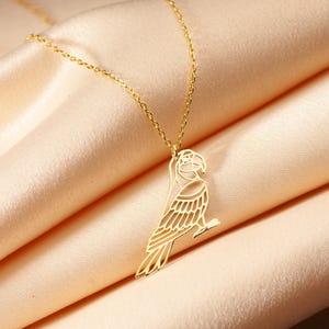 Dainty Parrot Necklace – 925 Sterling Silver Bird Pendant, Tropical Jewelry Gift