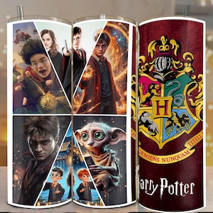 Wizard School Tumbler Wrap: Fantasy Magic PNG Design (Digital Download 20oz Tumbler Art)