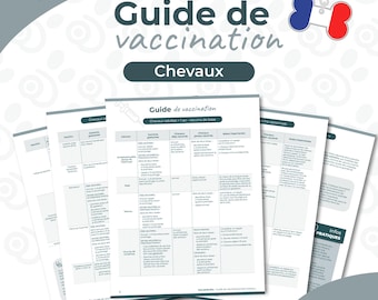 Impfprotokolle für Pferde – Klinischer Leitfaden (Fohlen, trächtige Stuten und erwachsene Pferde) | Nur auf Französisch verfügbar