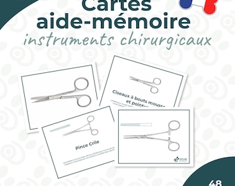 Spickzettel, Veterinärchirurgische Instrumente, Tiergesundheit – zum Ausdrucken