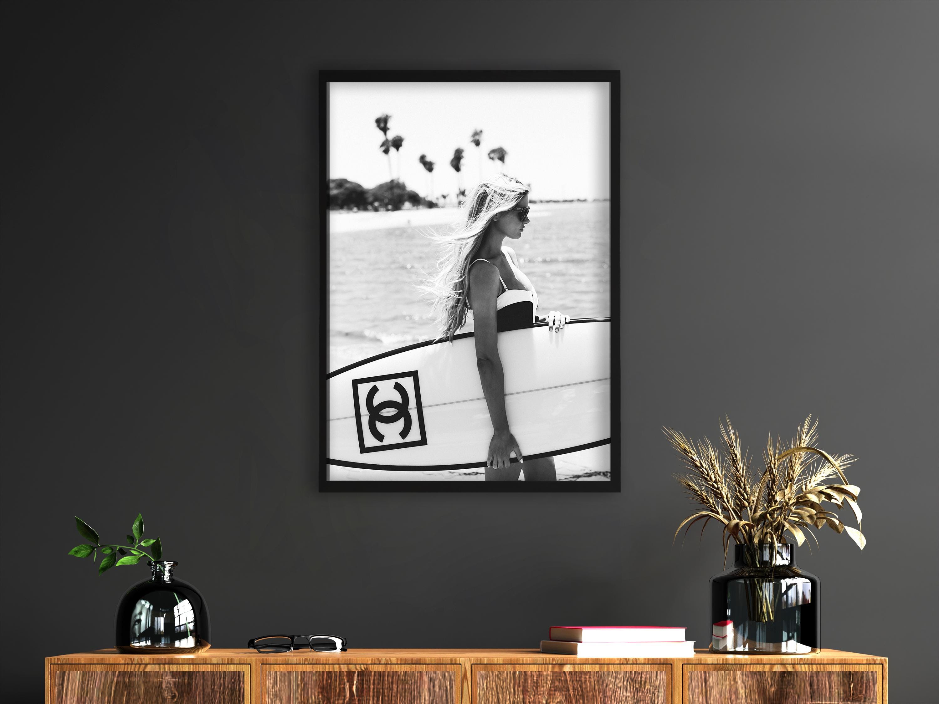 Chanel Surf Board Wall Art - Etsy
