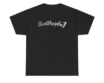 Streetwear Script 7 T-Shirt | Retro Script Logo Tee
