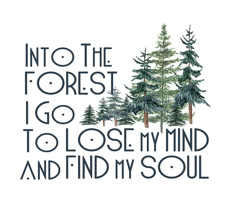 into the forest i go to lose my mind and find my soul shirt