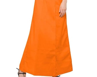 Enagua de algodón para sari / Falda interior india