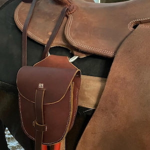 Custom rear cinch saddle bag