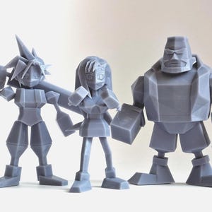 Midgar Trio Pack [FFVII 1997] Cloud, Barret en Tiffa