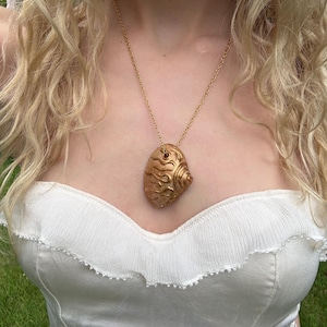 You Are My Sun - Seashell pendant jewelry - Mermaid Dream Collection