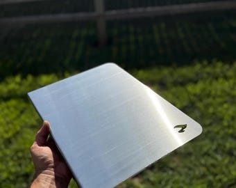 STELE Factory Seconds Medium Cutting Board – 2x Thicker Stainless Steel, Handmade USA (10.75×15")