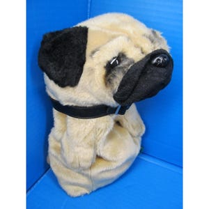 Copritesta per mazza da golf in peluche a forma di carlino Winning Edge Designs 2004, adatto per driver da 460 cc immagine 4
