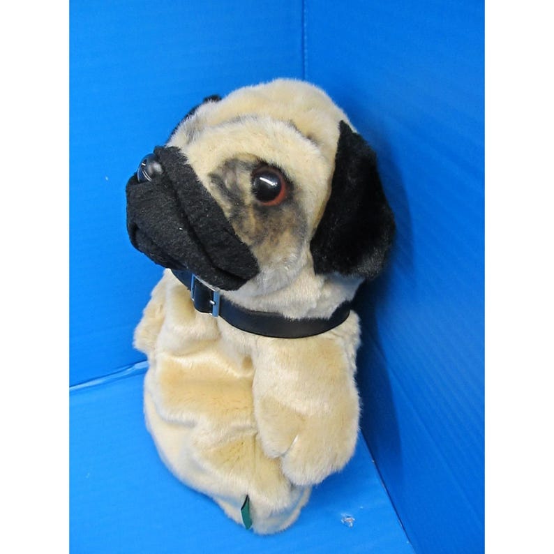 Copritesta per mazza da golf in peluche a forma di carlino Winning Edge Designs 2004, adatto per driver da 460 cc immagine 2