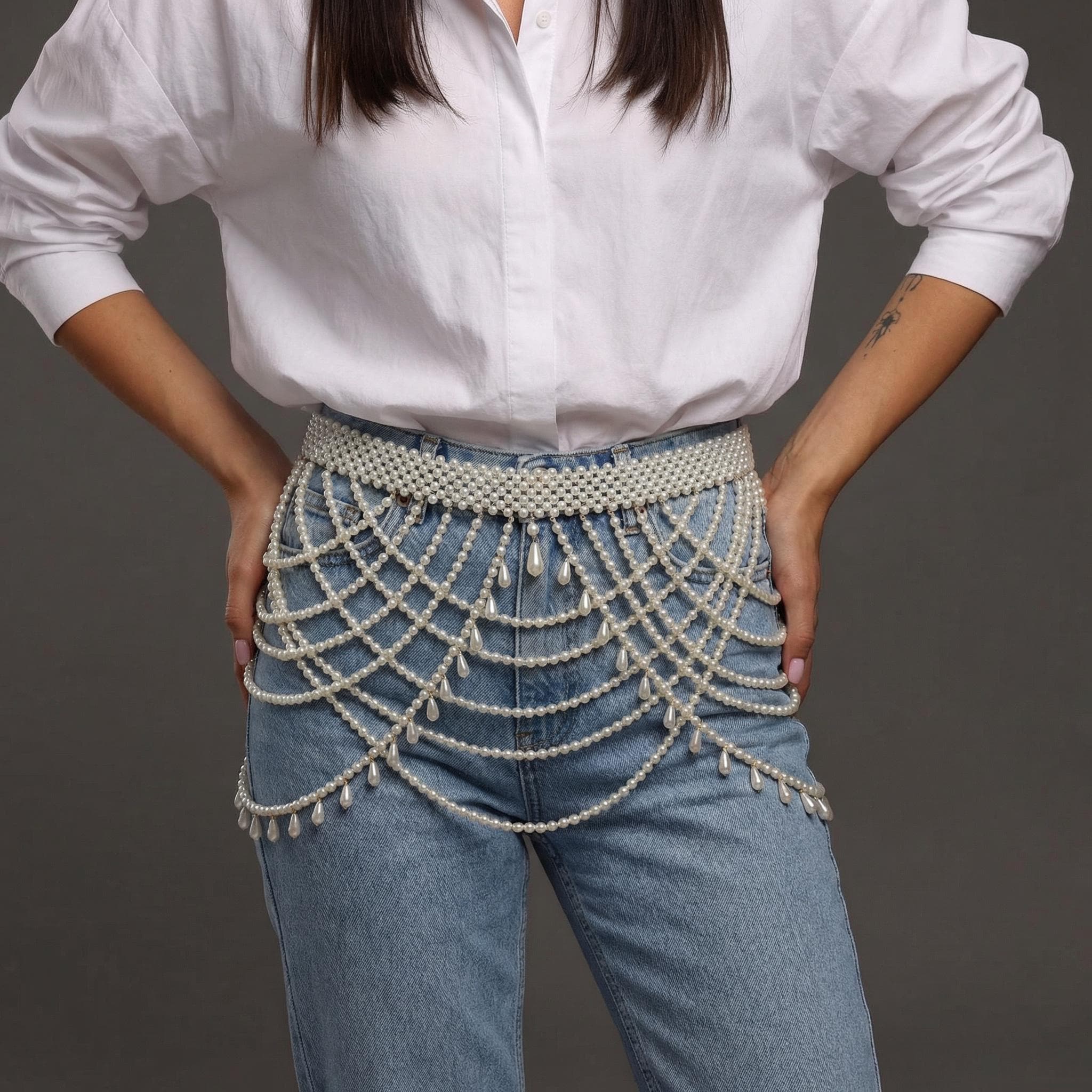 Pearl Chain Belt - Etsy