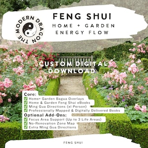 Feng Shui Home + Garden Mapping | Bagua Overlay for Indoors & Outdoors | Classical Feng Shui + Ritual Guidance