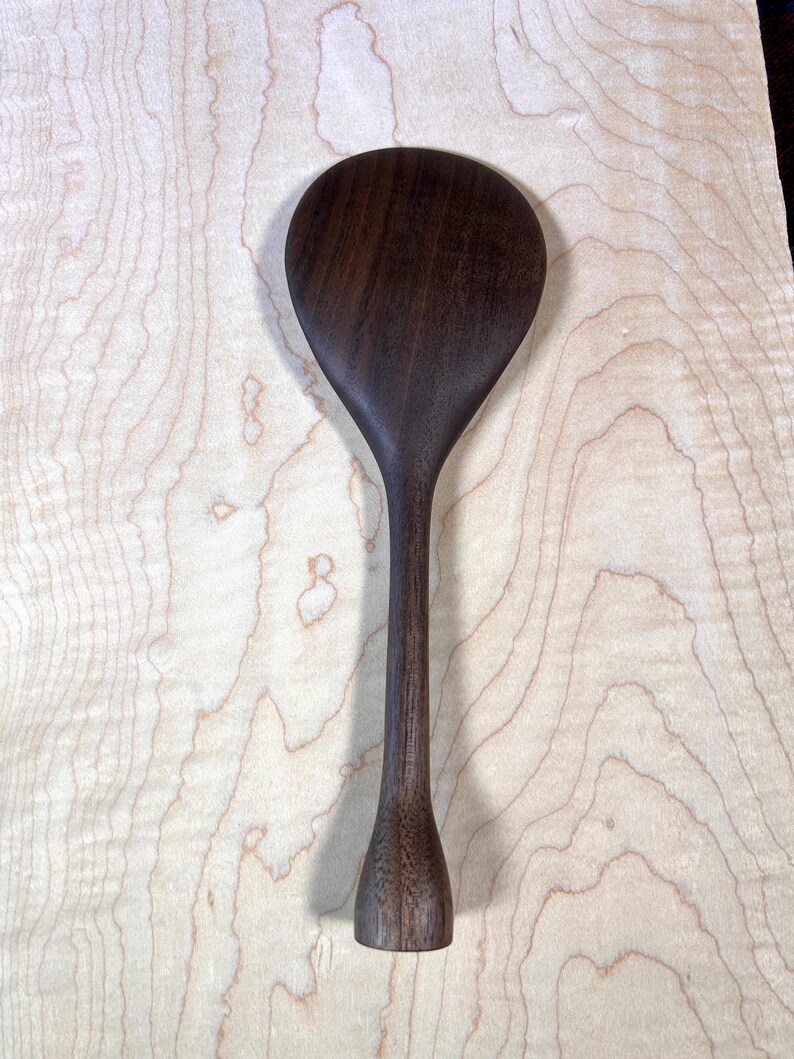 Self-standing Wooden Rice Paddle - Etsy