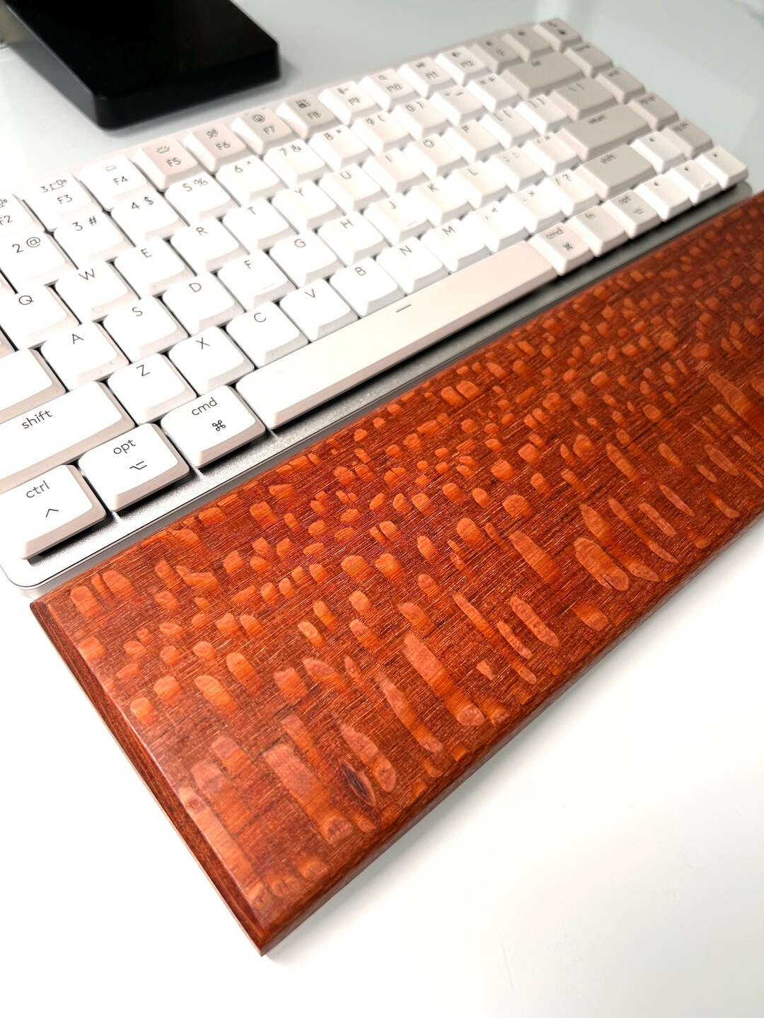 Handmade Wooden Keyboard Wrist Rest – Solid Wood, Beeswax Finish - Etsy