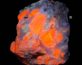 Rare Fluorescent Phosphorescent Deep Purple Color Change HackmaniteSpecimen: 275 Gram Mineral from Afghanistan