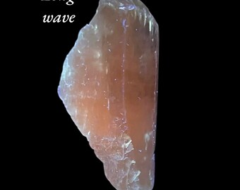 Fluorescent Kunzite Crystal Specimen: Natural Mineral from Afghanistan