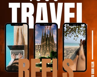 1000 Luxury Travel Reels | Social Media Video Templates | Digital Download | Travel Aesthetic Content for Instagram, TikTok, YouTube Shorts