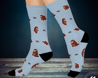 Platypus Socks - Monotreme Cushioned Crew Socks