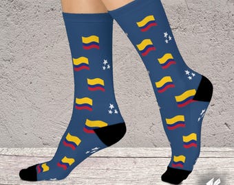 Kolumbien Socken - Südamerika gepolsterte Crew Socken