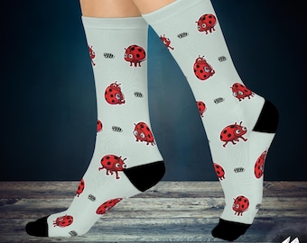 Ladybug Socks - Insect Cushioned Crew Socks