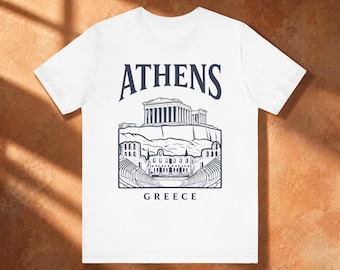 Athens Greece T-Shirt Unisex - Travel Souvenir Shirt Gift For Women & Men