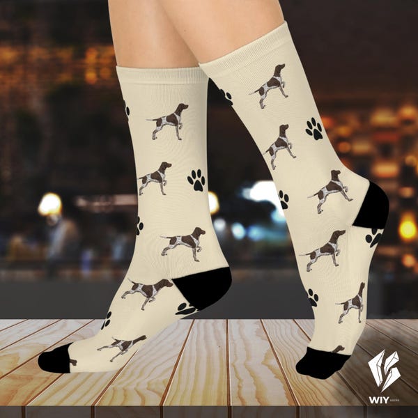 German Shorthaired Pointer Socks: Cushioned GSP Lover Gift