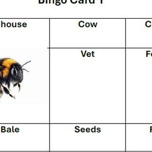 Printable Gardening Bingo Game for Kids and Adults - Farm & Garden Theme Activity - Nature Bingo PDF Download