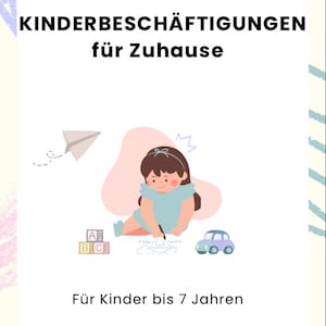 30 Creative Activities for Kids at Home | E-Book for Children Ages 1–7 | PDF Download for Parents