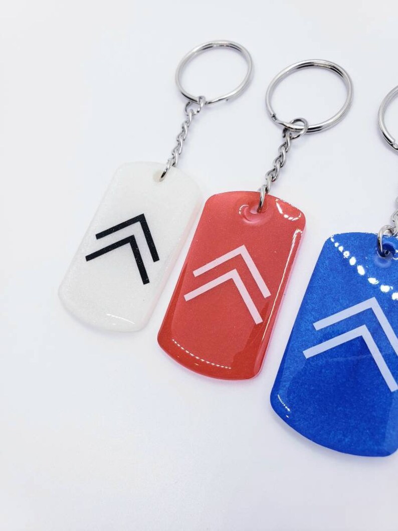 Rise Tag Shaped Keychain Positivity On The Go Keychains Pick Your Color